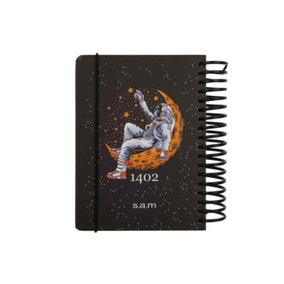 Modèle de planificateur de calendrier persan 1402 Astronaute