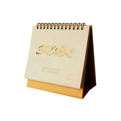 Modèle de calendrier de bureau miniature persan 1402 Nowruz