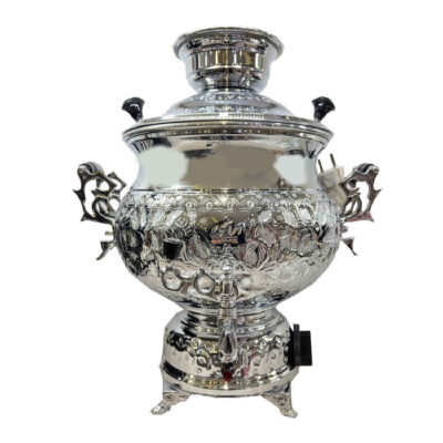 Machine à thé samovar électrique persan design traditionnel 6 litres