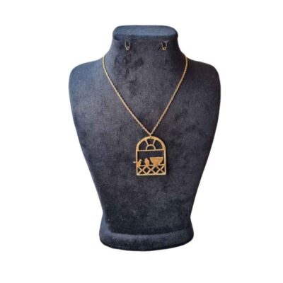 Collier en Laiton Persan Minimaliste pour Femmes Morghe Amin