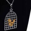 Collier en Acier Persan Minimaliste pour Femme "Morghe Amin"