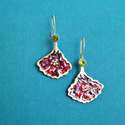Boucles d’oreilles en laiton persan Modèle Gol Bahari