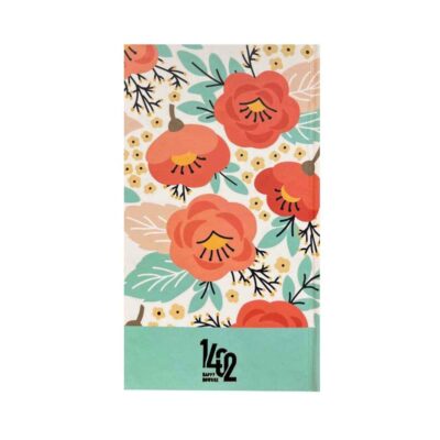 Calendrier de poche persan 1402 Modèle Fleur