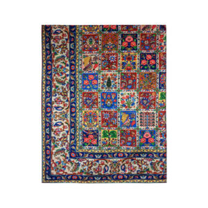 Grand tapis de sol intérieur de style bohème persan Kheshti