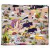 Grand tapis de sol intérieur de style bohème persan Safa