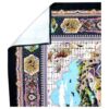 Grand tapis de sol intérieur de style bohème persan Safa