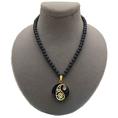 Collier plaqué or persan Boteh Jegheh