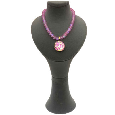 Collier plaqué or persan Amour