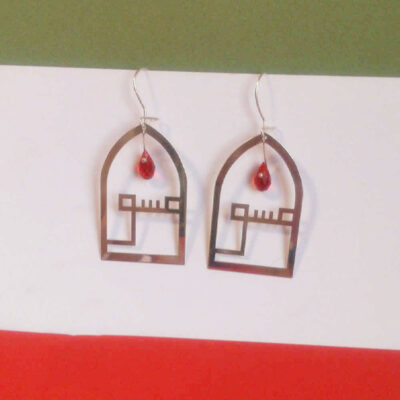 Boucles d’oreilles en argent persan Modèle Eshgh
