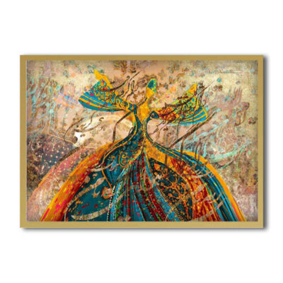 Toile d’art persane – Raghs Sama imprimée