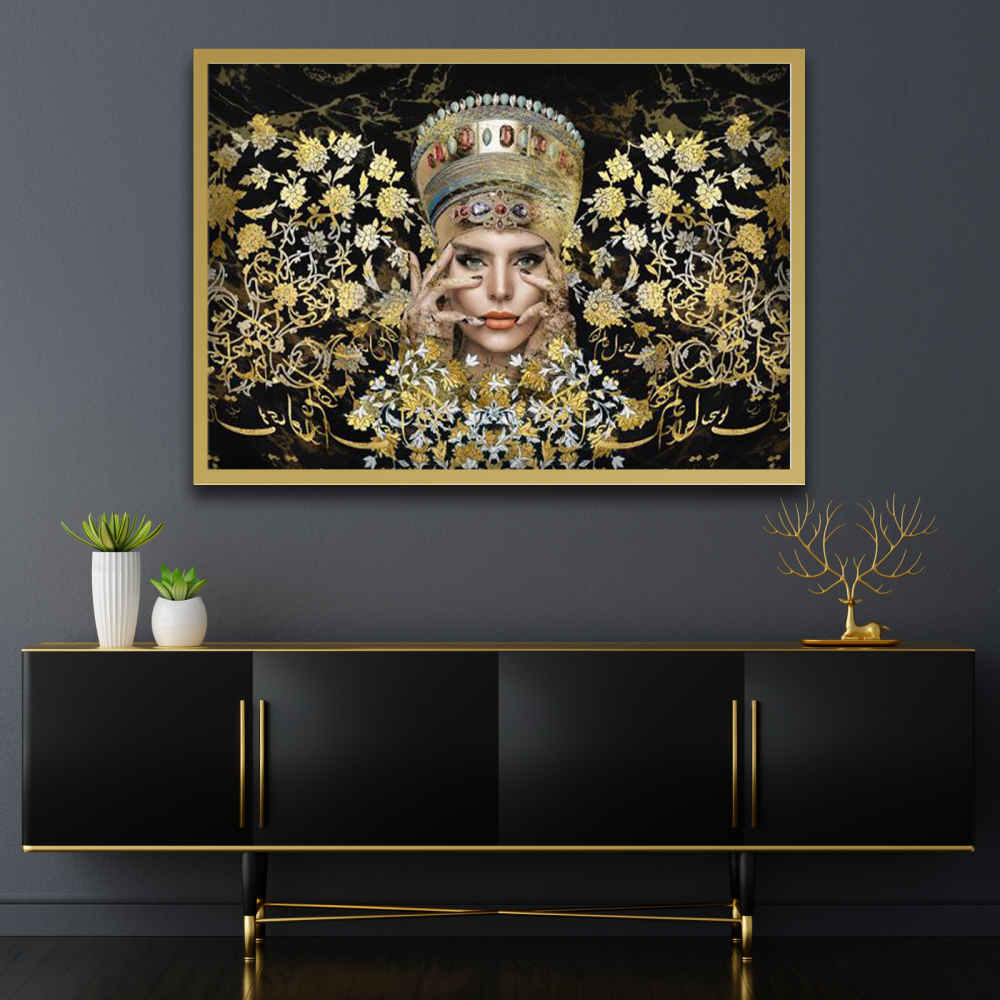 Toile d'art persane - Femmes imprimées