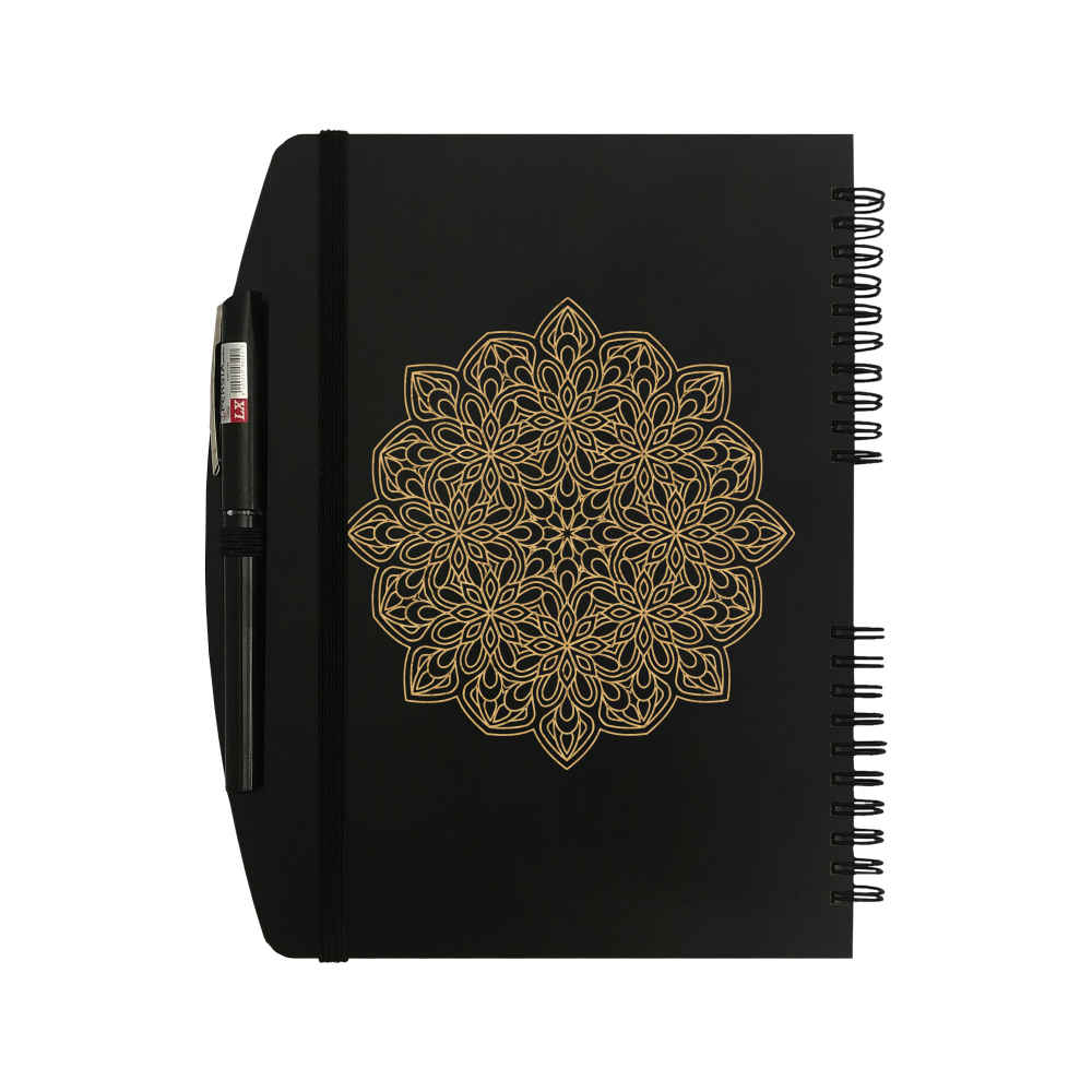 Carnet en Bois Persan – Design Versa, Couverture Polyvalente en Bois