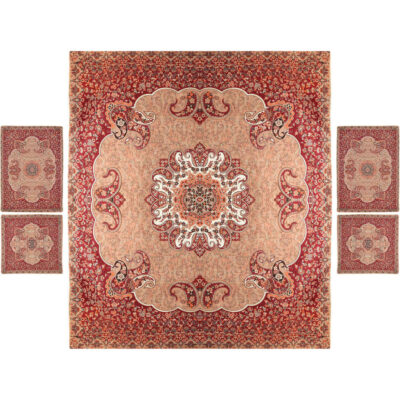 Ensemble de couvre-lit persan – Style oriental taille double avec tissu Termeh – Tima