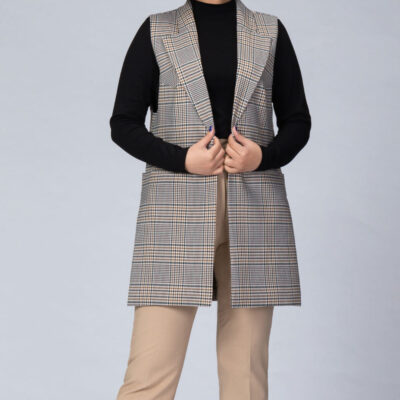 Blazer sans manches mode pour femmes Modèle Mehrsa