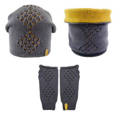 Ensemble Bonnet et Écharpe Tricotés pour Femme Modèle Fariba