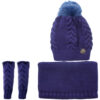 Ensemble Bonnet et Écharpe Tricotés pour Femme Modèle Kiana