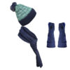 Ensemble Bonnet et Écharpe Tricotés pour Femme Modèle Moline