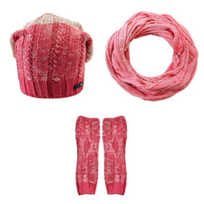 Ensemble Bonnet et Écharpe Tricotés pour Femme Modèle Reyhan