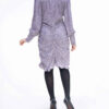 Women's Snakeskin Long Sleeve Dress Model Elika