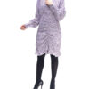 Women's Snakeskin Long Sleeve Dress Model Elika