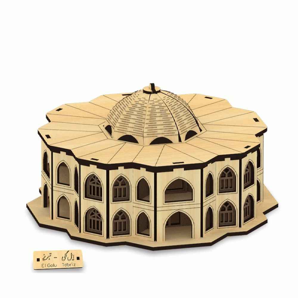 104-Pièces Puzzle 3D : El-Golu – Modèle architectural détaillé