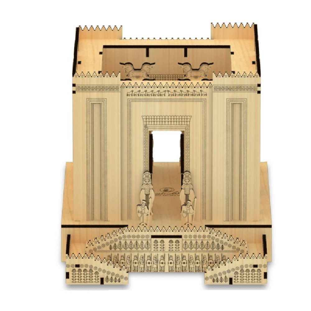 105-Pièces Puzzle 3D : Porte des Nations de Persépolis – Modèle architectural