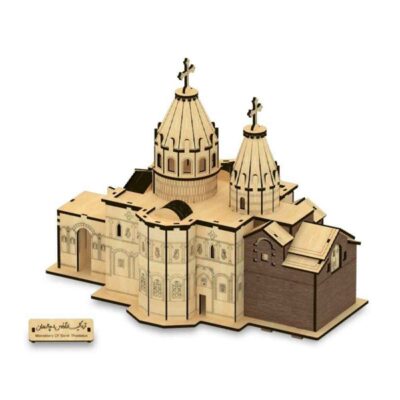 139-Pièces Puzzle 3D : Cathédrale Saint Thaddée – Design complexe