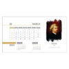 Modèle de calendrier de bureau persan 1402 Couverture douce