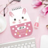 Modèle de calendrier de bureau miniature persan 1402 Lapins
