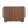 Modèle de calendrier de bureau en bois persan 1402 Fleur