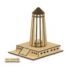 48-Pièces Puzzle 3D de la Tombe d'Avicenne – Modèle historique détaillé
