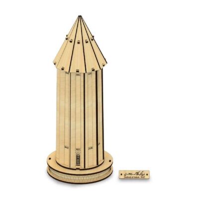 53-Pièces Puzzle 3D : Tour de Kavus – Modèle détaillé