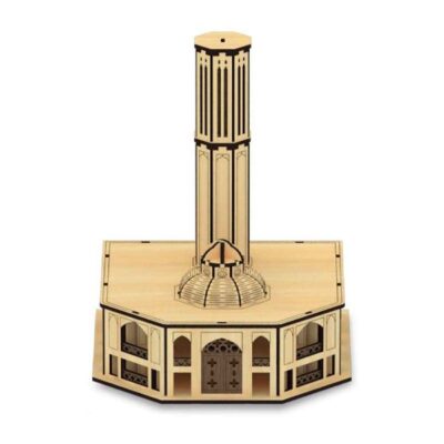 86-Pièces Puzzle 3D : Attrape-vent Dolat Abad – Modèle architectural