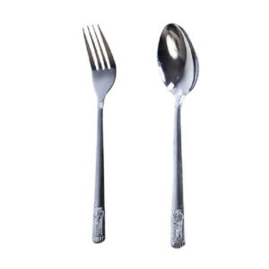 Set de Couverts en Cuivre – Cuillère et Fourchette Ladan (12 pièces)