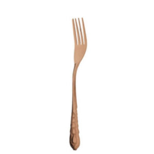 Ensemble de fourchettes en cuivre en forme de cœur – 6 pièces