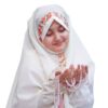 Ensemble Tchador pour la Cérémonie Taklif des Filles avec Manches Modèle Mahsa
