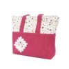 Ensemble Tchador pour la Cérémonie Taklif des Filles avec Manches Modèle Floral