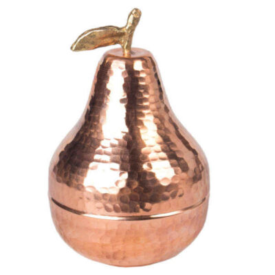 Sucrier persan artisanal en cuivre – Martelé Poire