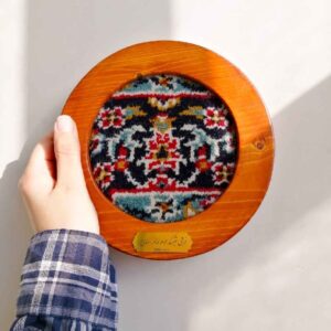 Islamic Imam Reza Holy Shrine Carpet Frame Mahor