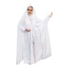 Tchador Islamique Blanc pour Filles Modèle Yasamin