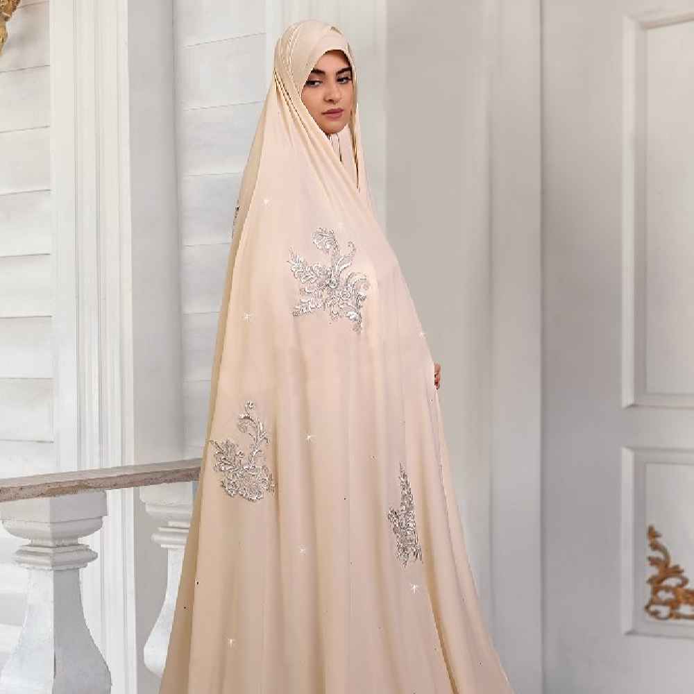 Iranian Bride's Wedding Tchador Model Zhaleh