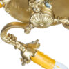 Lustre semi-encastré en laiton – style florentin et vintage Hiva