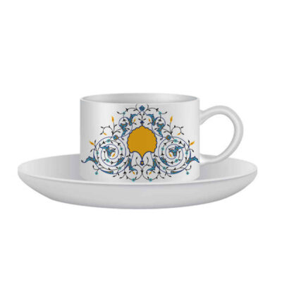 Ensemble de Tasses à Thé Persanes de 4 avec Soucoupe – Design Céramique Sonati