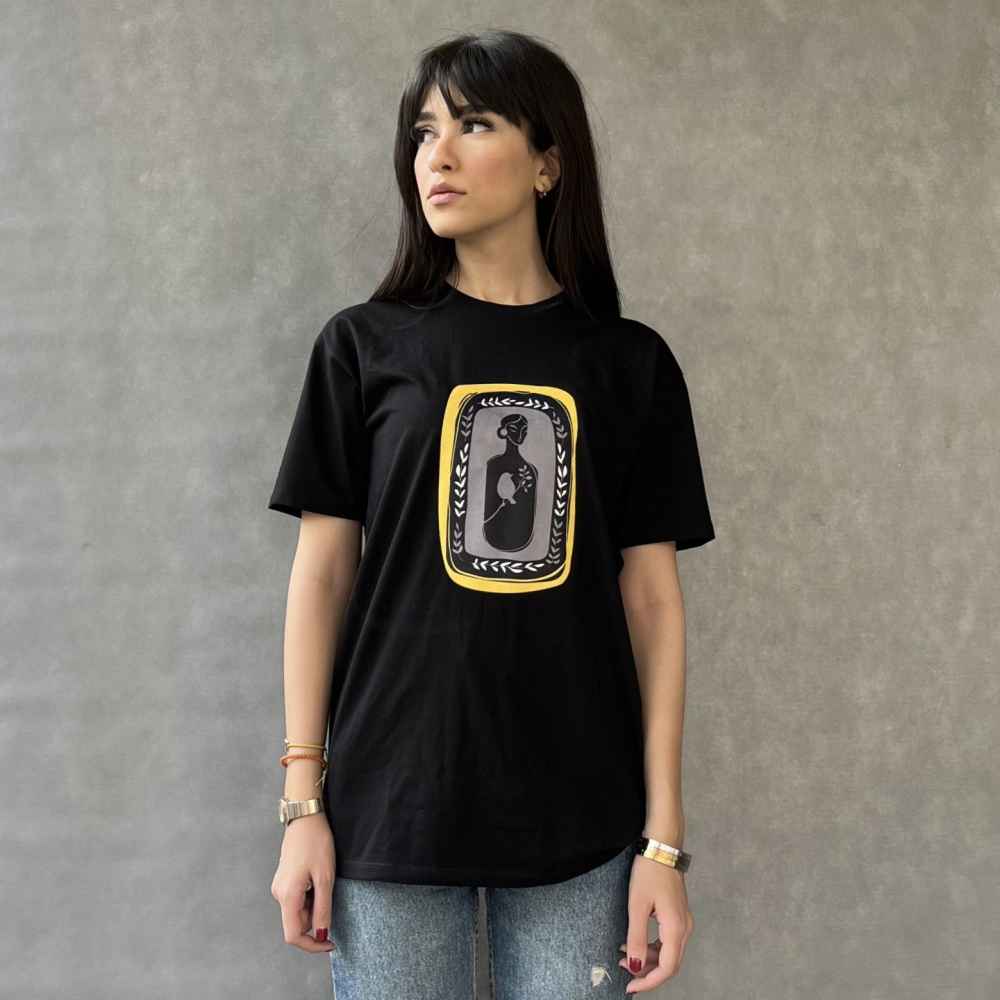 T-shirt unisexe persan Modèle Zendegi