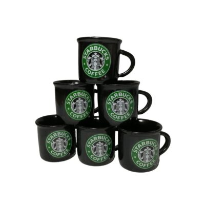 Ensemble de 6 tasses à expresso persanes – Style Demitasse en céramique Starbucks