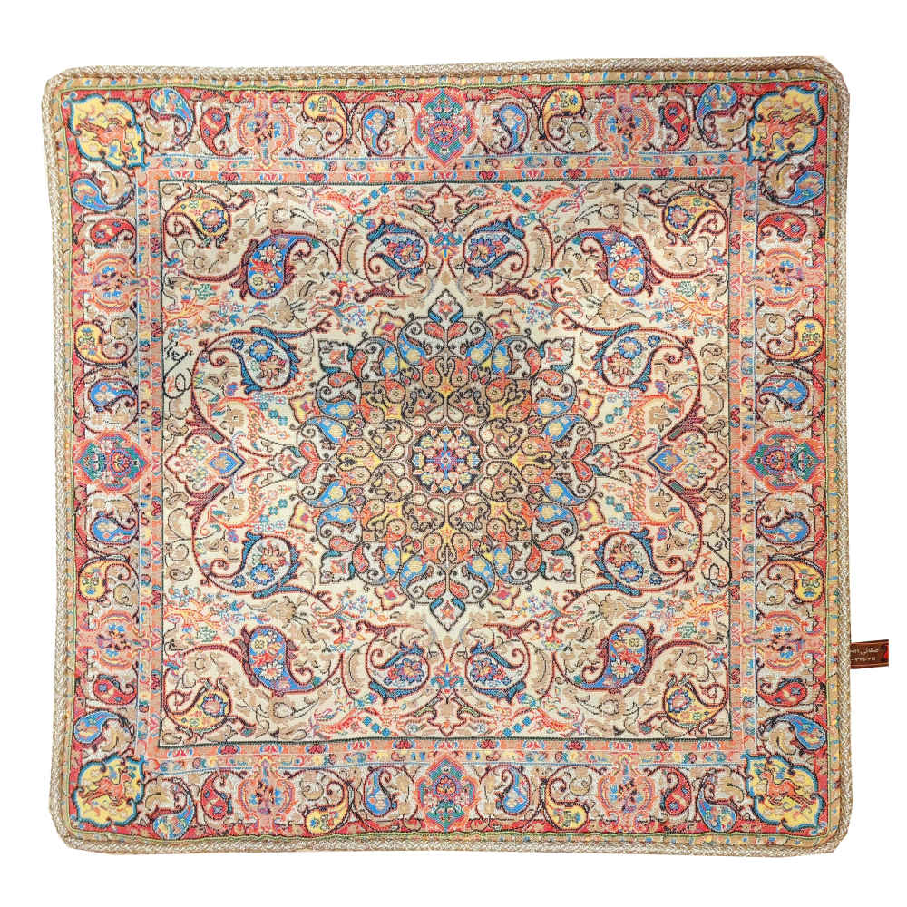 Coussin en Termeh Persan - Modèle Ahoo (X2) | Artisanat élégant en soie persane