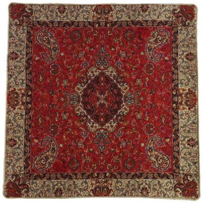 Coussin en Termeh Persan – Modèle Navazesh | Coussin authentique tissé à la main