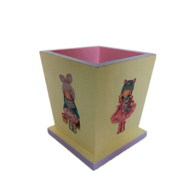 Porte-pinceaux de maquillage en bois Modèle Roya