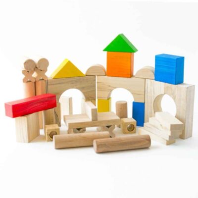 Puzzle Cerveau Géométrique en Bois 50-Pièces – Défi complet