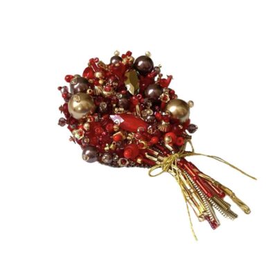 Épinglette féminine perles – Modèle Bouquet